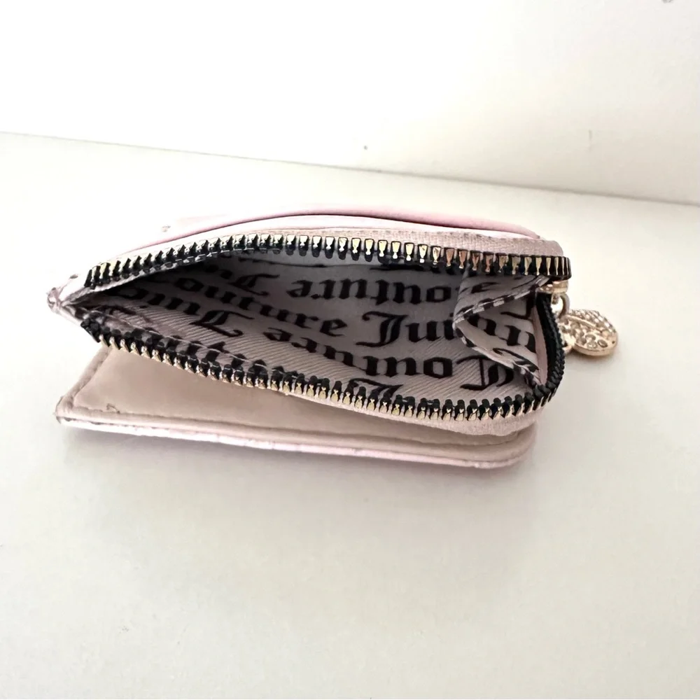 Juicy Couture Pink Wallet Card Holder With Charm